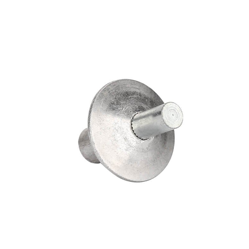 Aluminum core rivets with round head