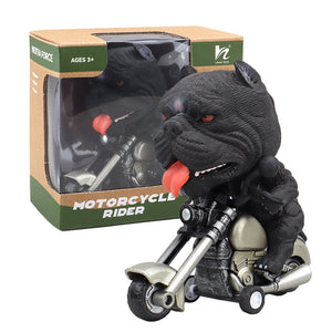 Friction-Powered Animal Motorcycle Toys