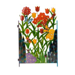 🌈Colorful Metal Butterfly and Flower Garden Screen