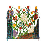 🌈Colorful Metal Butterfly and Flower Garden Screen