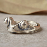 Retro Big-Eyed Frog Ring