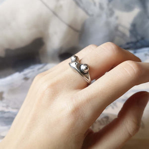 Retro Big-Eyed Frog Ring