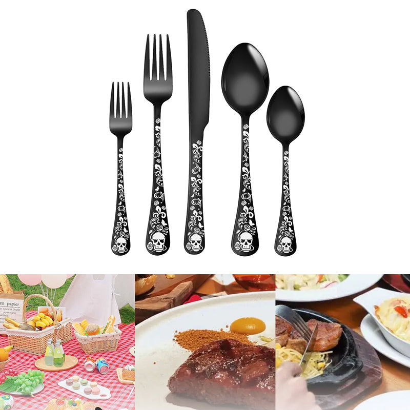 Gothic Stainless Steel Flatware (20 PCS or 30 PCS)