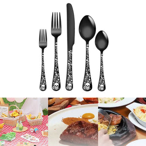 Gothic Stainless Steel Flatware (20 PCS or 30 PCS)