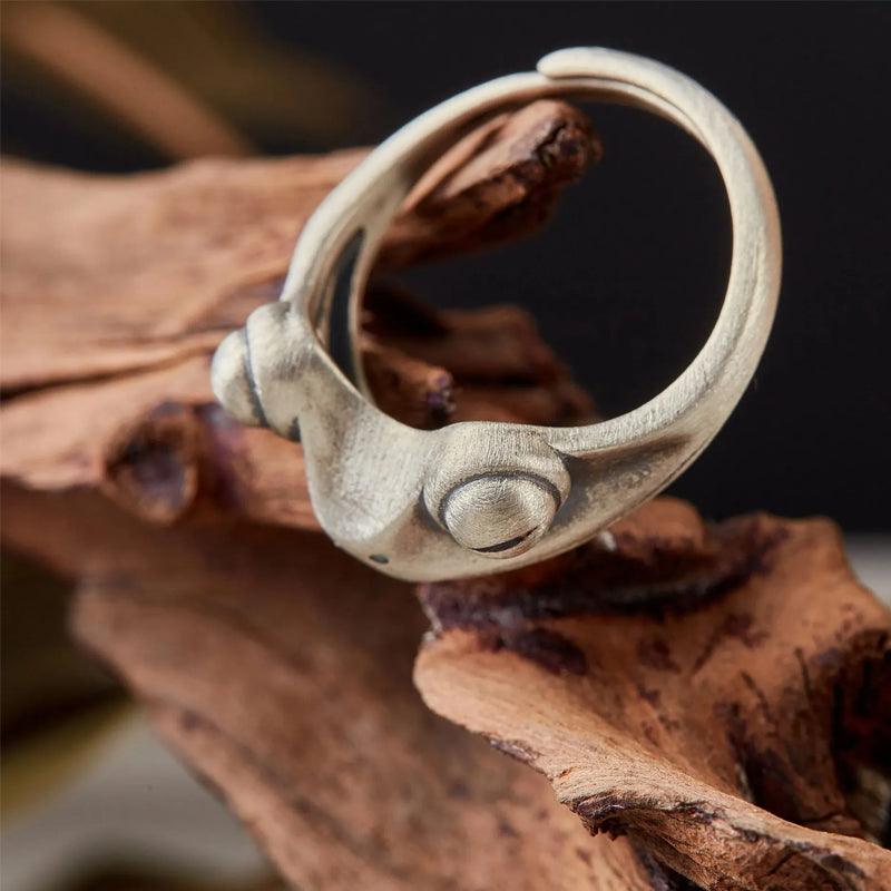 Retro Big-Eyed Frog Ring