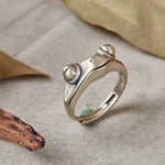 Retro Big-Eyed Frog Ring