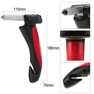 4 in 1 car evacuation hammer and door handle