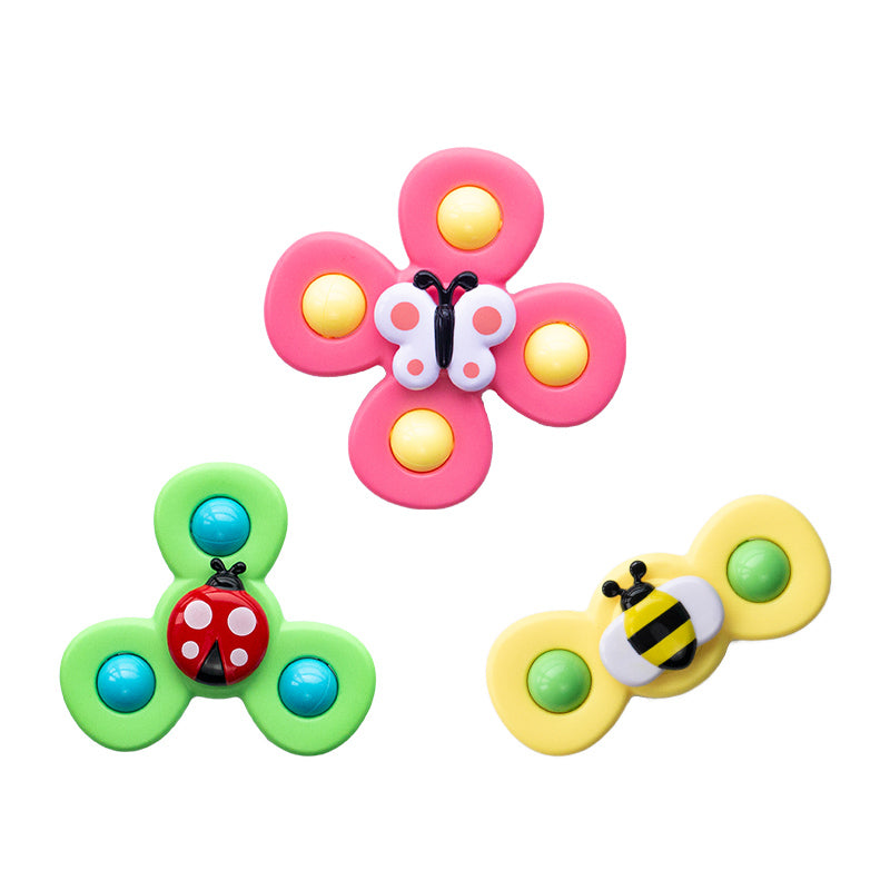 Suction cup spinner toys