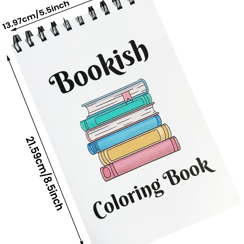 Bookish Coloring Book