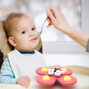 Suction cup spinner toys