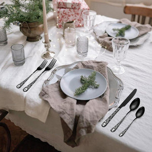 Gothic Stainless Steel Flatware (20 PCS or 30 PCS)