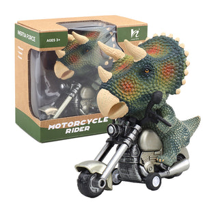 Friction-Powered Animal Motorcycle Toys