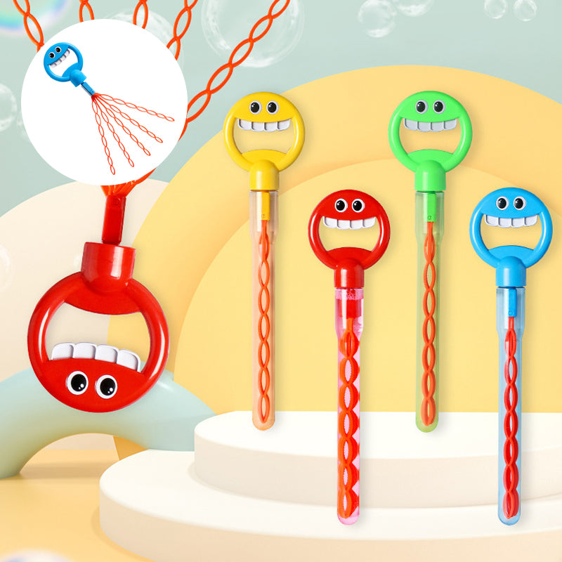 Smiley Bubble Magic Wand