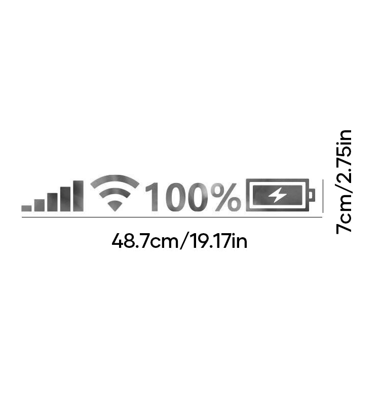 Battery Signal Reflective Sticker