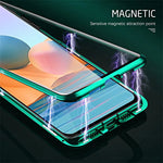 Magnetic Tempered Phone Case for Samsung