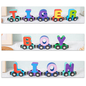 Wooden Digital Train Toy