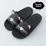 cute cat ear and whisker slippers