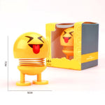 Car Shaking Head Emoji Doll Toys