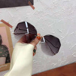 Fashion Vintage UV400 Ladies Oversized Square Sunglasses