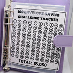 100 Envelope Challenge Binder