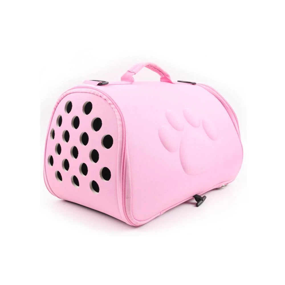 Pet out portable diagonal cross-breathable space bag