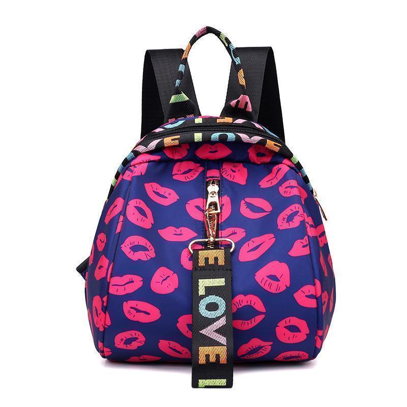 Floral Waterproof Shoulder Bag Backpack