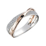 X Shape Cross Ring for Women