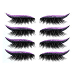 Reusable Eyeliner And Eyelash Stickers 2 in 1 (4 Pairs)