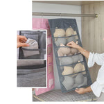 Wardrobe Foldable Hanging Organizer Underware Bra Socks Storage Bag