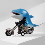 Friction-Powered Animal Motorcycle Toys