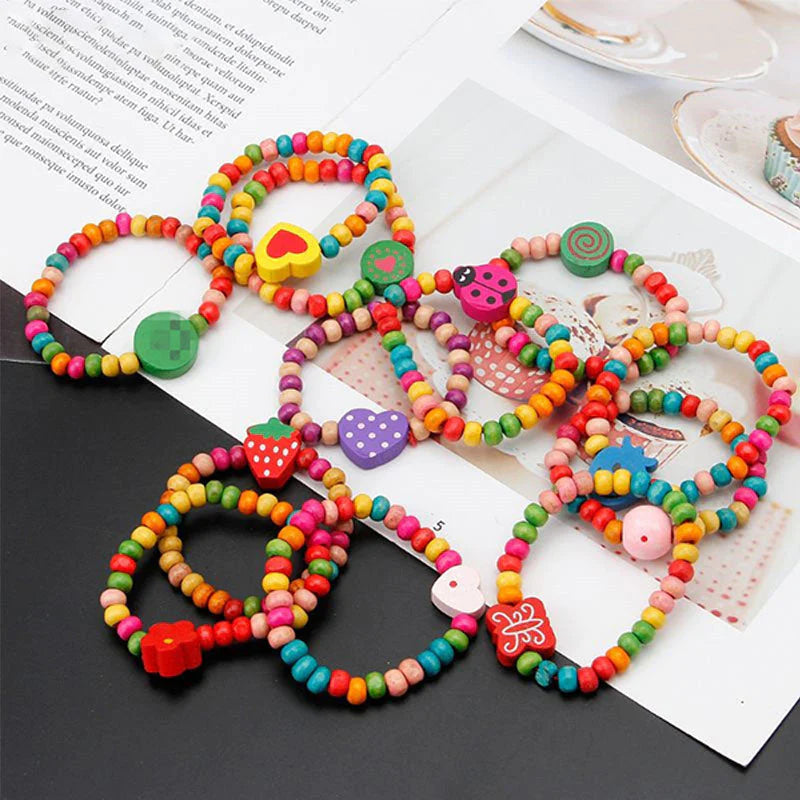 Colourful Wooden Bracelets