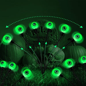 Outdoor Solar Scary Eyeball Lights