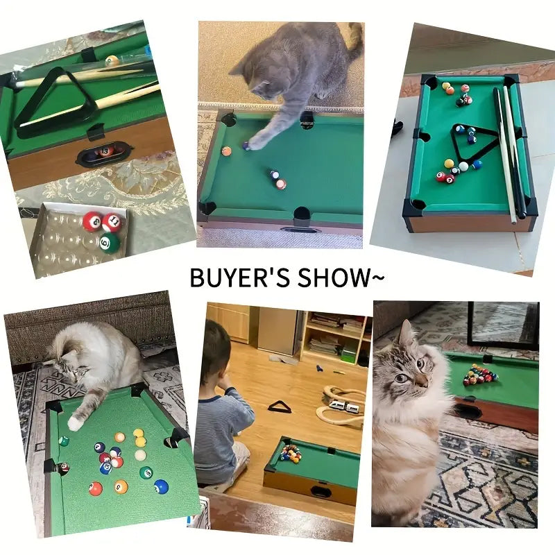 Mini Billiards Table Interactive Cat Toy For Household