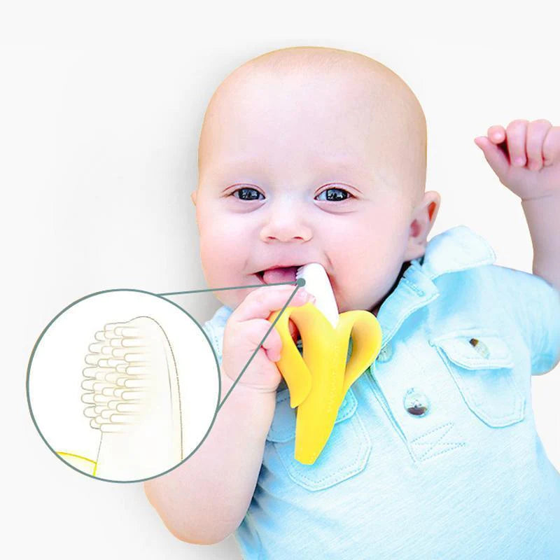 Baby Banana Training Toothbrush & Teether