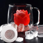 3D Silicone Rose Shape Ice Cube Mold