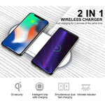 20W Wireless Dual Charger Pad