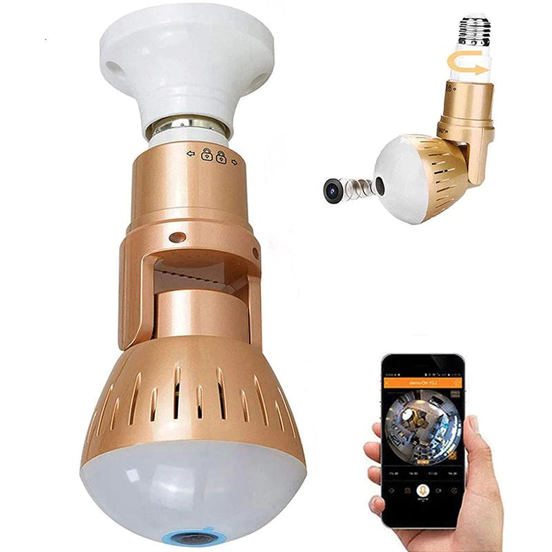 Light Bulb WiFi Security Camera