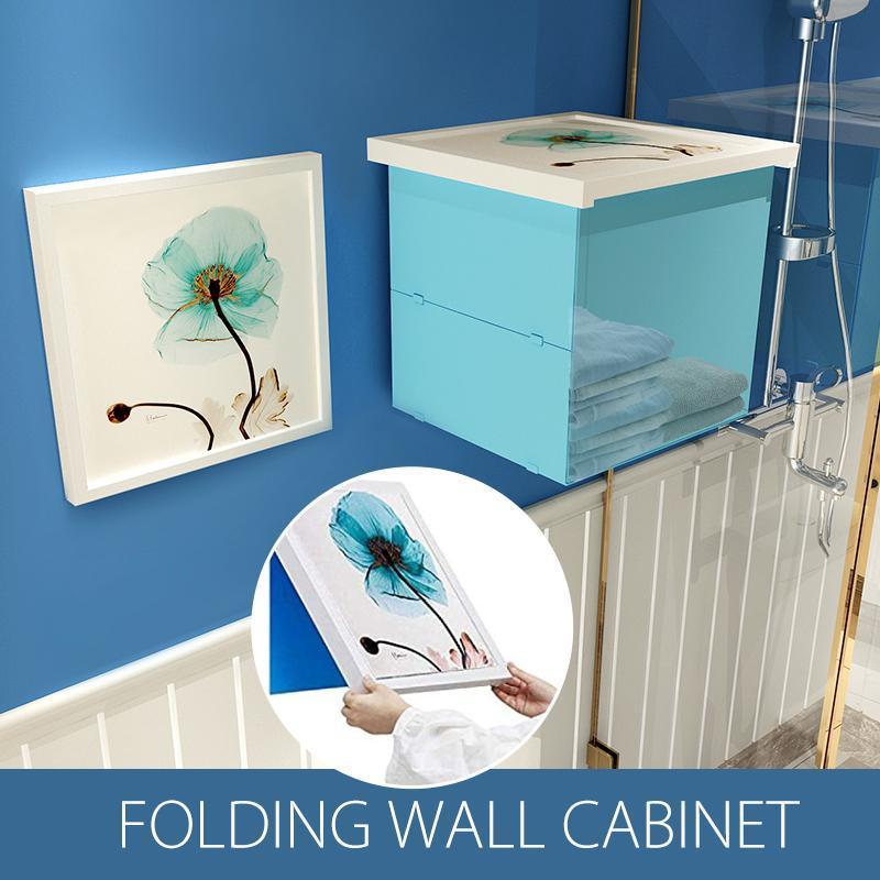 Bathroom Mural Folding Cabinet