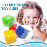 3D Cube Puzzle Maze Toy (Random Color)