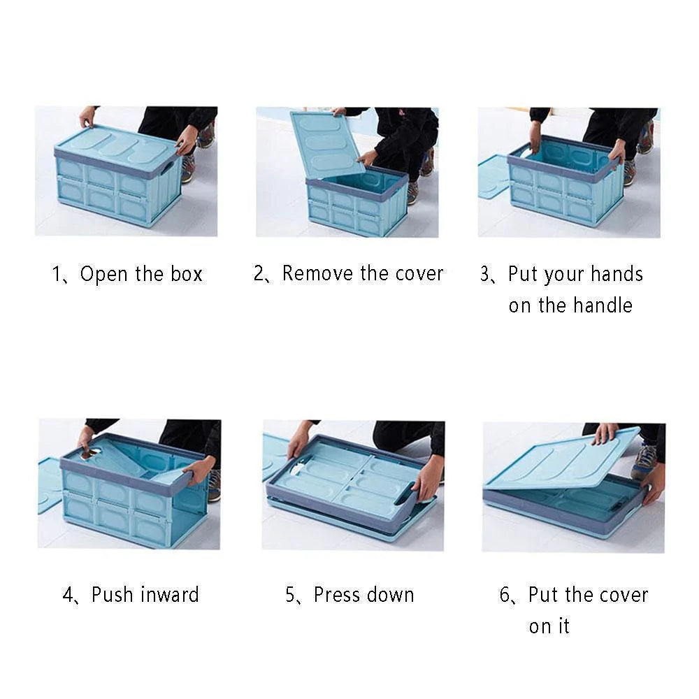 Collapsible Plastic Storage Box