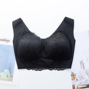 Thin Section Seamless-Ring Gather Bra