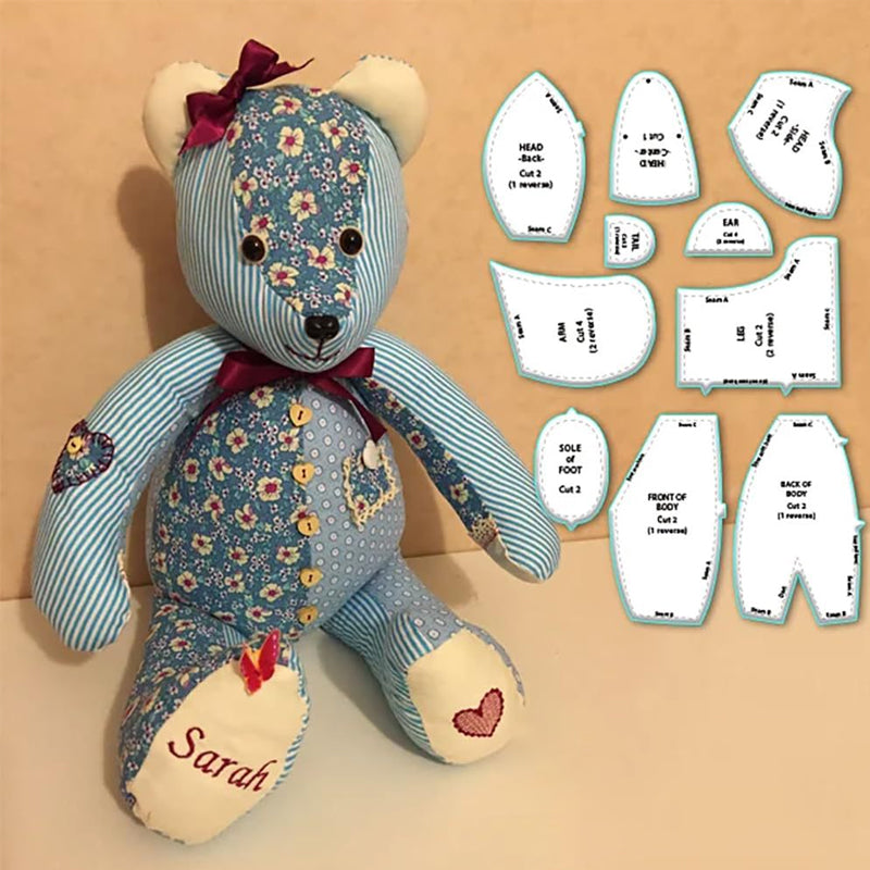 Memory Bear Template Ruler Set