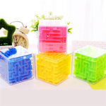 3D Cube Puzzle Maze Toy (Random Color)