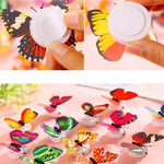 9 Pcs LED Butterfly Lights Wall Stickers