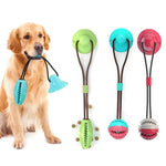 Dog Bite Toy Interactive food leaker toy with Suction Cup