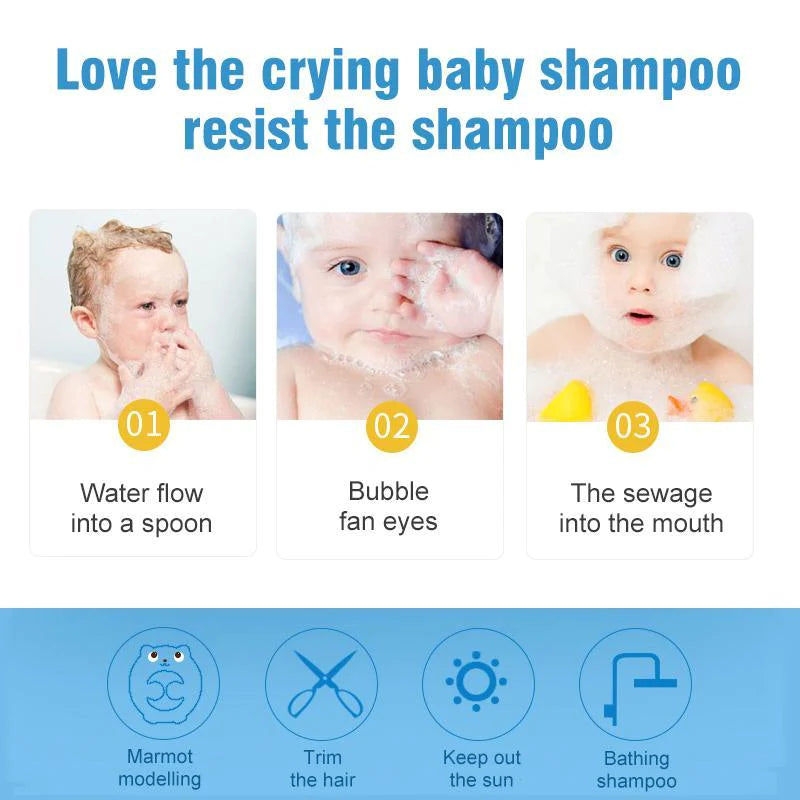 Adjustable Baby Kids Bath Shower Cap