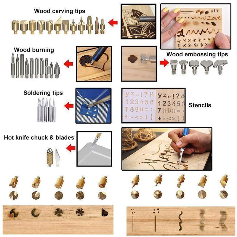 Professional Wood Burning Set