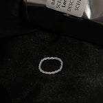 Simple Thin Glitter Ring