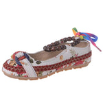 Women's Handmade Beaded Embroidered Shoes