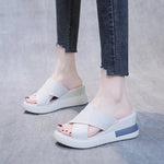 Women's Open Toe Platform Fish Mouth Slippers & Sandals